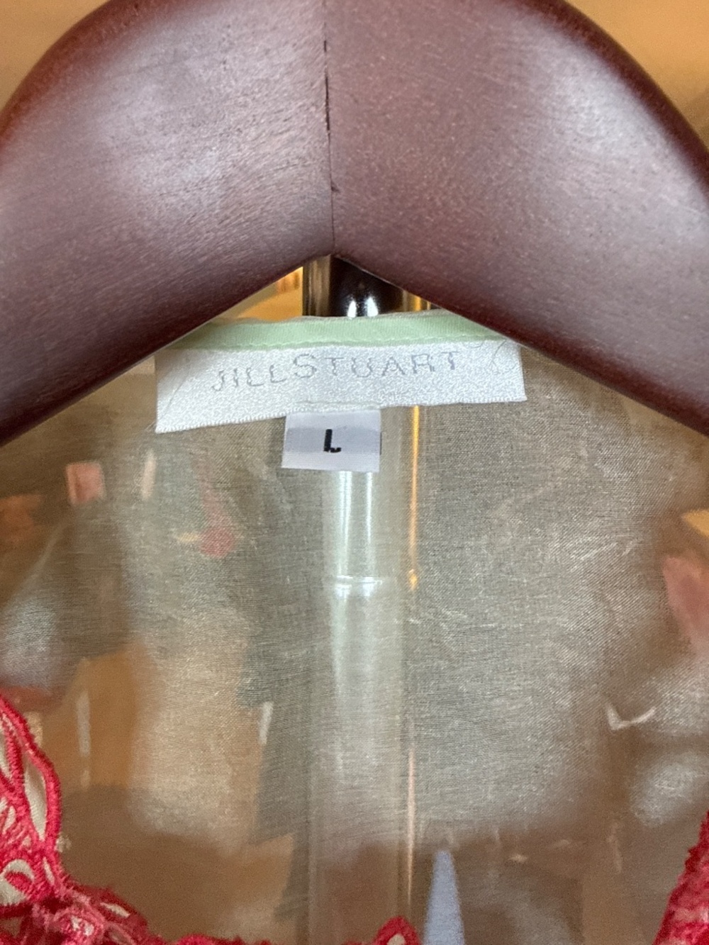 Vintage sheer mint silk sleeveless top by Jill Stuart - Picture 4 of 5